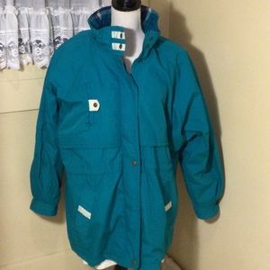 Vintage Teal Jacket by River Edge